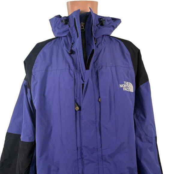 Vintage The North Face Jacket Mens Size XL Summer Series Goretex Hooded Purple - Picture 1 of 6